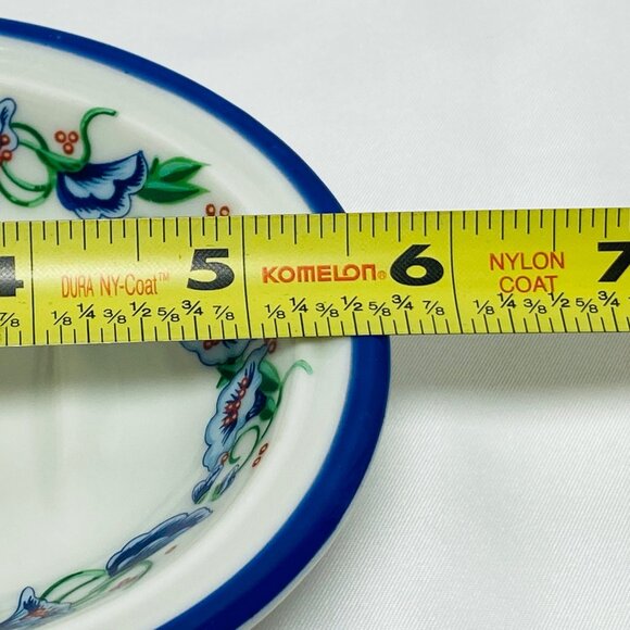 Eau de Gucci Oval Porcelain Soap Dish Floral by Woodmere China Japan - Picture 7 of 9